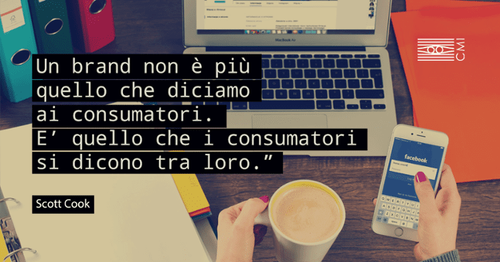 un brand è ciò che i consumatori si dicono tra loro