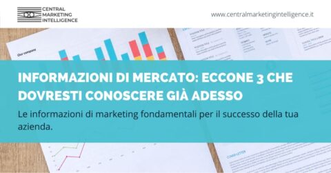 Informazioni di mercato e ricerche di mercato