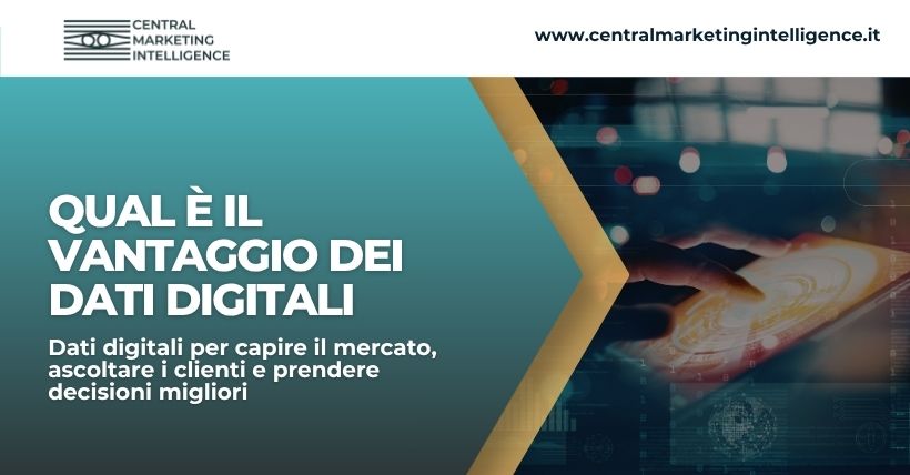 qual è il vantaggio dei dati digitali