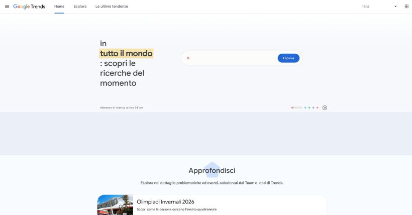come usare google trend