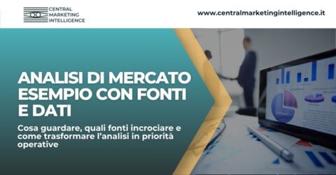 Analisi di mercato esempio con fonti e dati per definire priorità operative